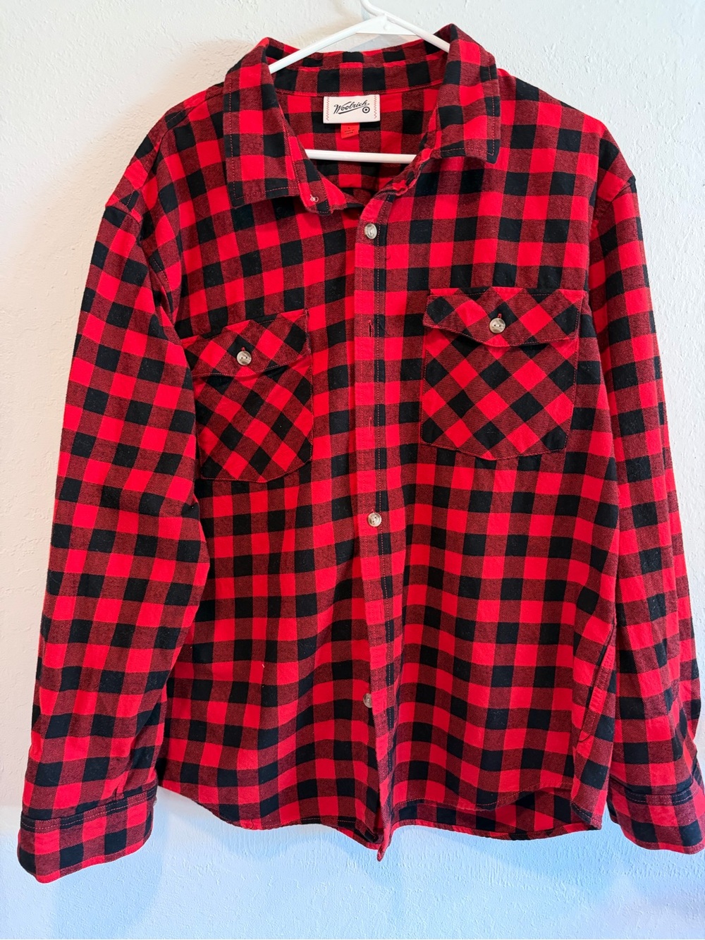 Woolrich x Target Buffalo Plaid Flannel Shirt - 100% Cotton, Unisex L